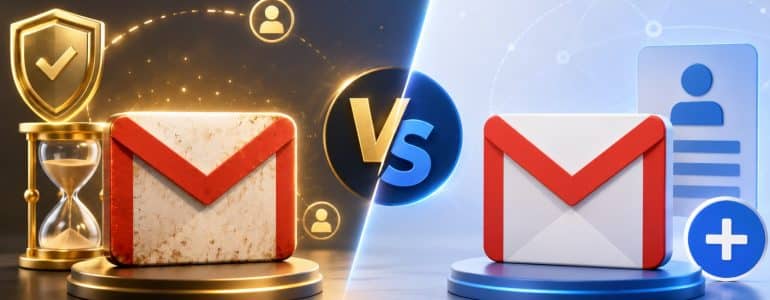 ⚔️ Aged Gmail Accounts vs New Gmail Accounts: Comparison