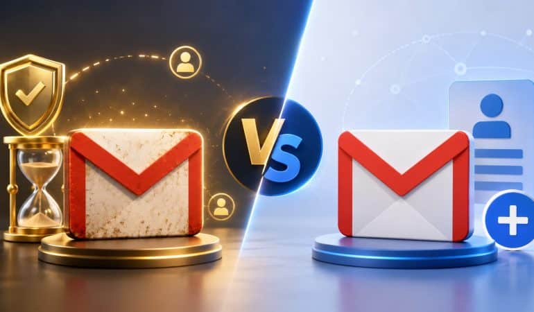 ⚔️ Aged Gmail Accounts vs New Gmail Accounts: Comparison